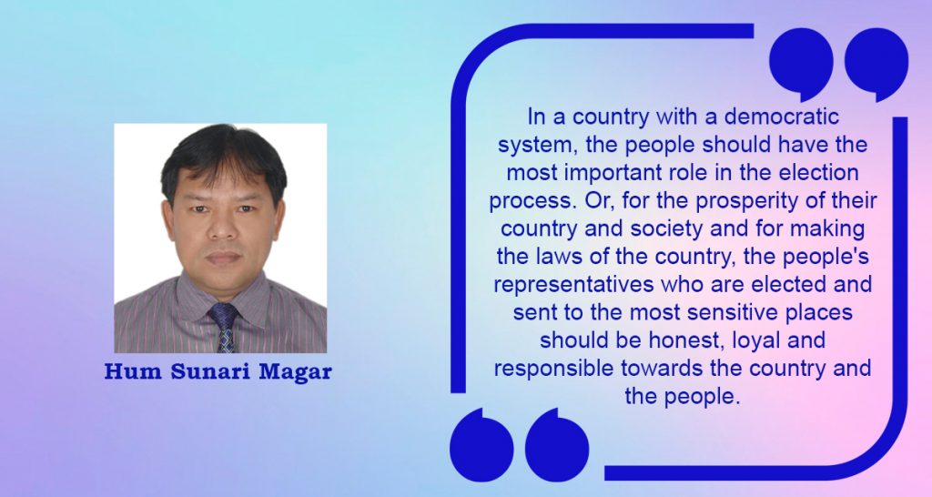 Voting for a candidate who spends a large amount of money to contest an election is corruption