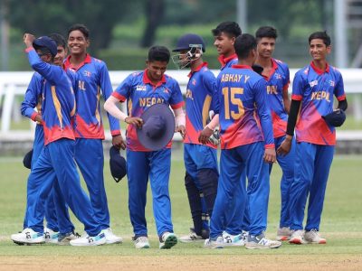Nepal Storms Into Semifinals With Big Win Over Bhutan in U-16 East Zone Cup