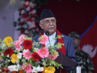 PM Oli Highlights Road Construction Achievements, Urges Faster Progress