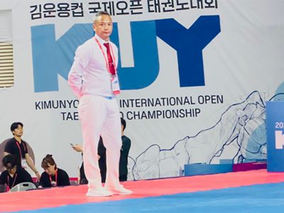 Raju Chhetri Shines as Referee at 2025 Kimunyong Cup Taekwondo Championship in Busan