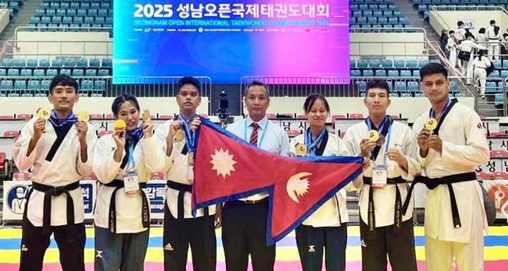 Nepal Shines at Seongnam Open International Taekwondo Championships 2025