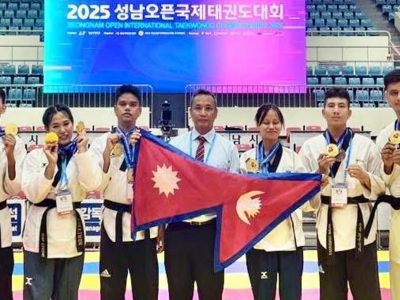 Nepal Shines at Seongnam Open International Taekwondo Championships 2025