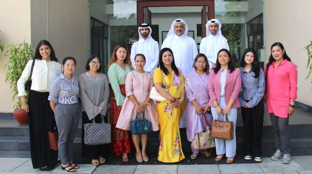 Qatari Ambassador Welcomes Nepalese Filipino Association Delegation