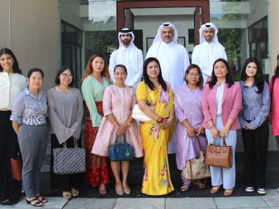 Qatari Ambassador Welcomes Nepalese Filipino Association Delegation