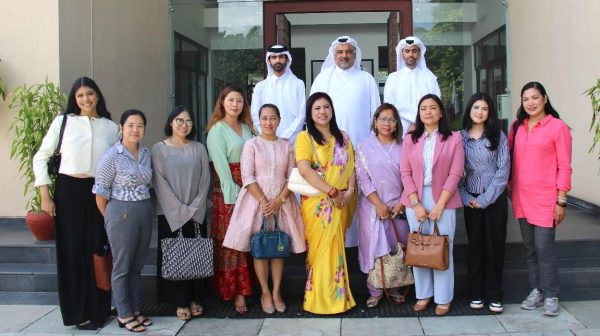 Qatari Ambassador Welcomes Nepalese Filipino Association Delegation