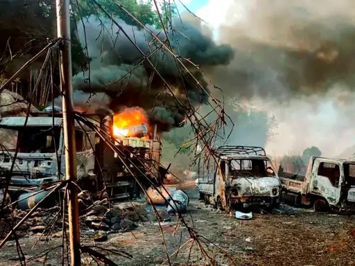 Airstrike Hits Buddhist Monastery in Myanmar, 23 Killed Including Children