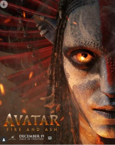 ‘Avatar 3: Fire and Ash’ Poster Unveils New Villain, Trailer Coming This Weekend