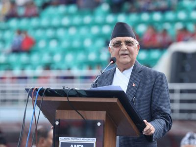 PM Oli Announces 50,000-Capacity Stadium in Bhaktapur, Vows Boost in Sports Infrastructure Nationwide