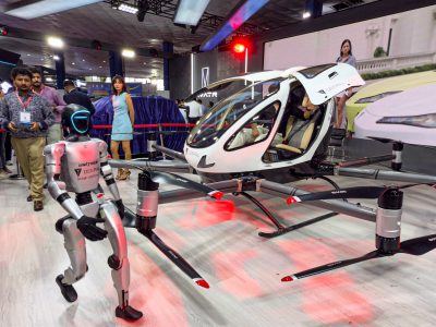 Flying Taxis and Advanced Robots Unveiled at NADA Auto Show