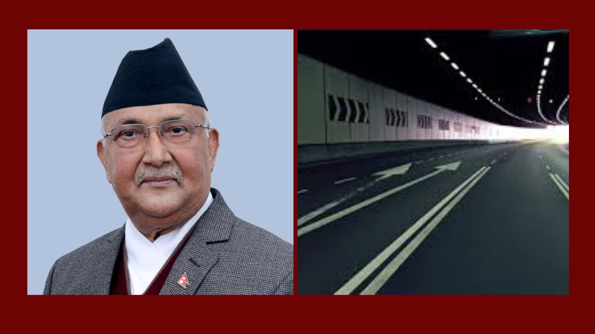 Naubise–Nagdhunga Tunnel Nears Completion, Says PM Oli