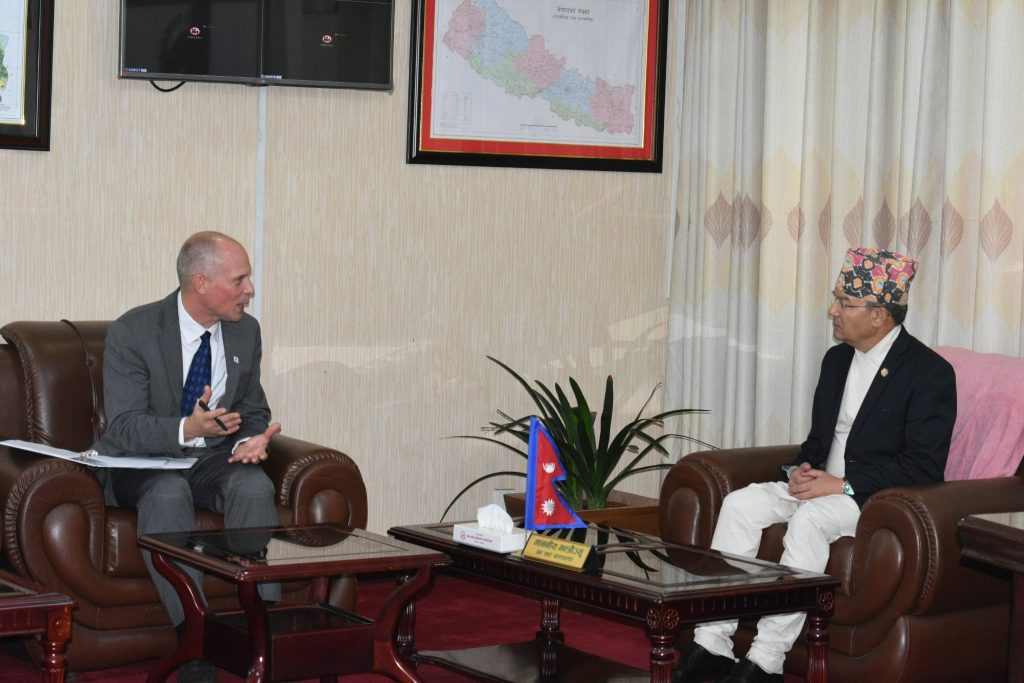 MCC Official Meets Nepal’s Forest and Environment Minister, Discusses Project Progress