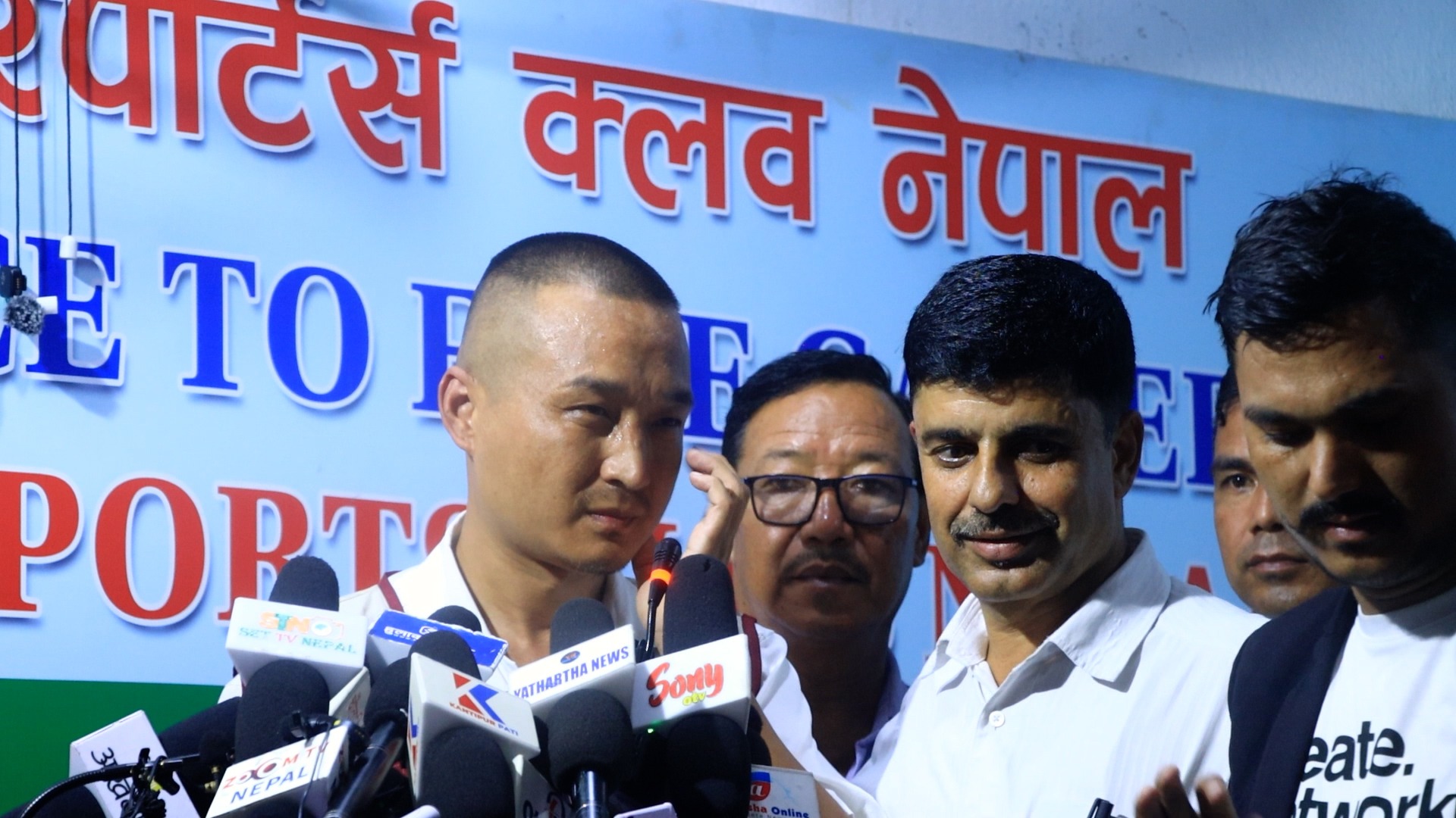 Tense scenes at “Hami Nepali” press conference over Gen-Z controversy