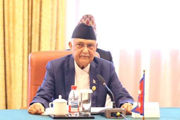 Oli, Chinese Vice President Hold Bilateral Talks in Beijing