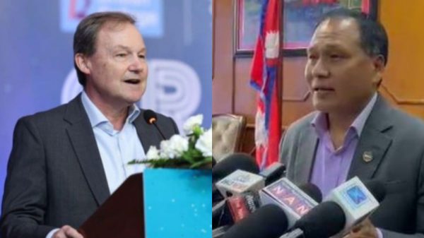 British Ambassador Holds Talks with Minister Ghising on Nepal-UK Cooperation