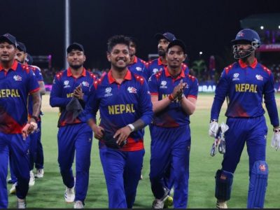Nepal Sets 272-Run Target for the United States in ICC League Two
