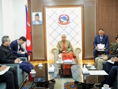 Prime Minister Karki Meets Chinese Ambassador Song