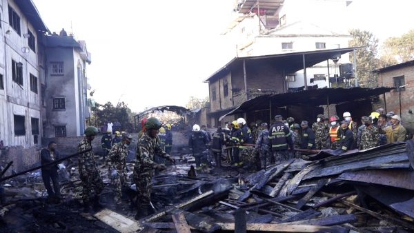 Fire Breaks Out at Timber Warehouse in Sinamangal