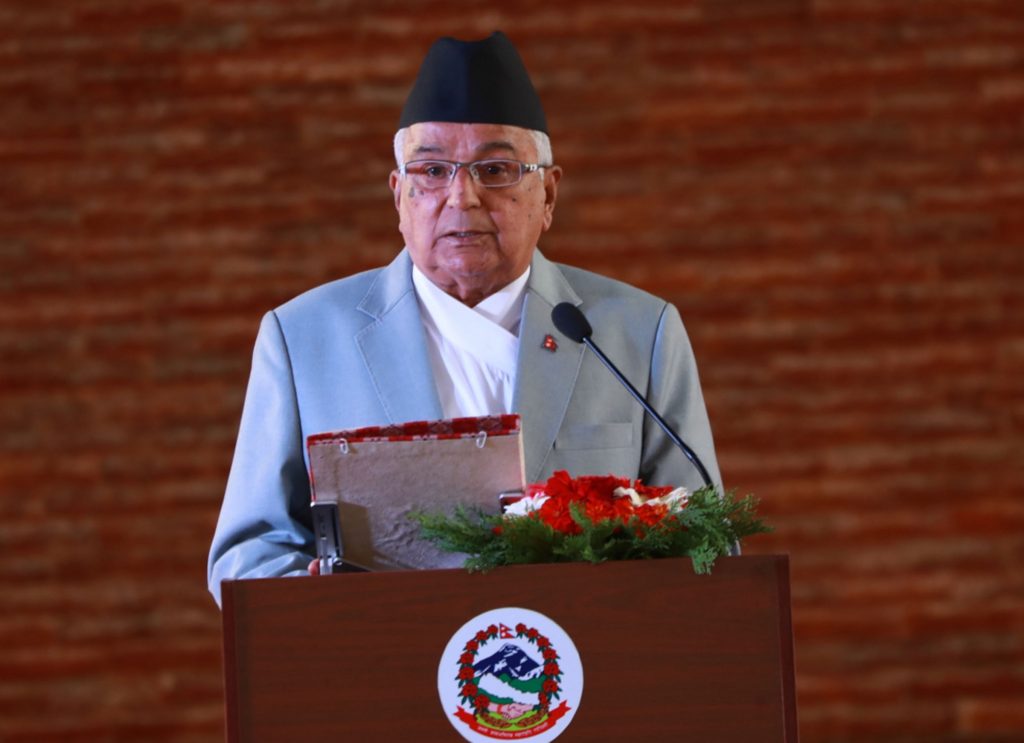 President Poudel Says Democracy Day Will Inspire Sustainable Peace and Prosperity