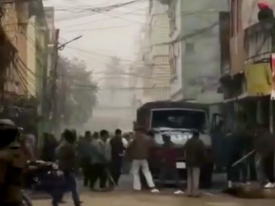 Clash Erupts During Revenue Raid in Birgunj’s Adarshnagar, Armed Police Personnel Injured