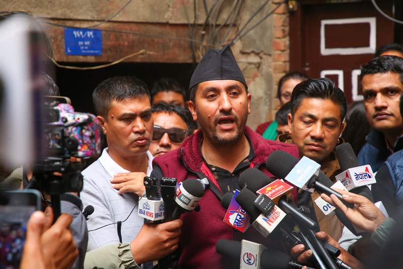 RSWP MP Jagdish Kharel Meets Family of Gen-Z Movement Martyr