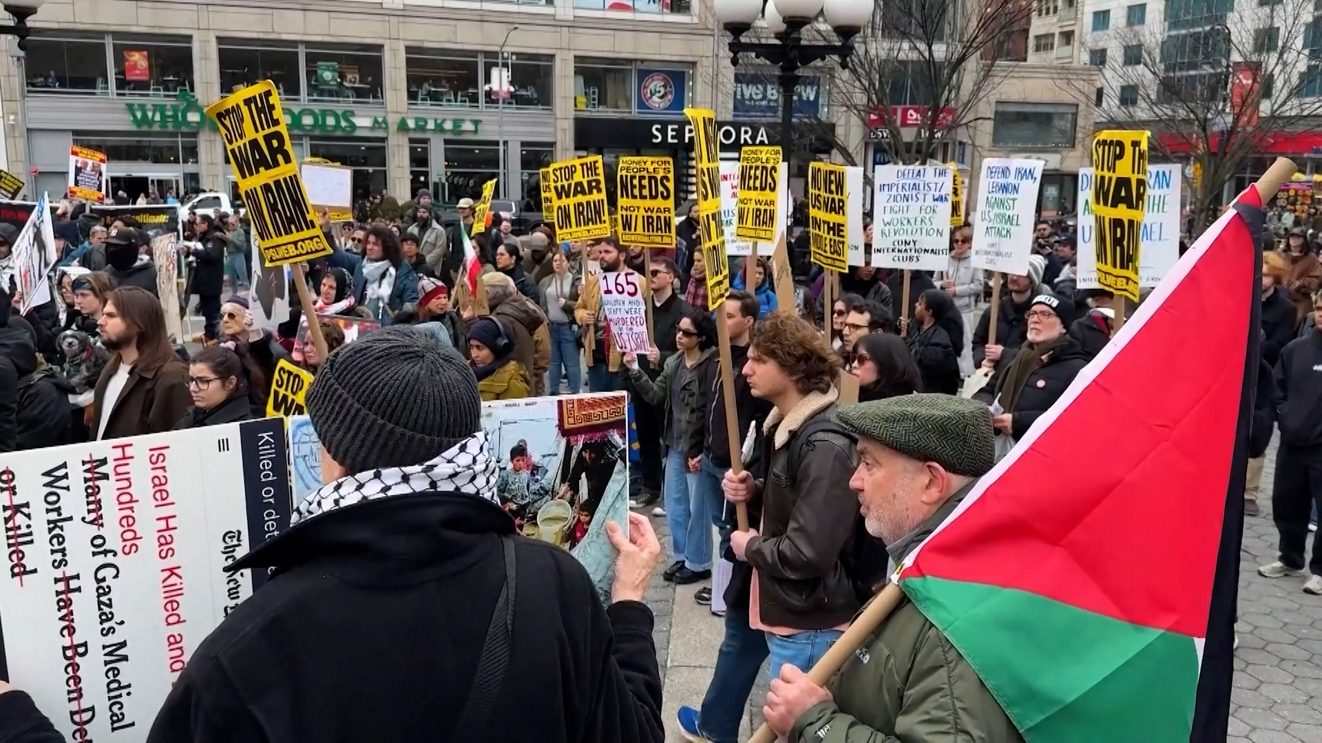 Protests Held Across US Cities Against US-Israel Attack on Iran
