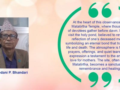 Matatirtha Aunsi: Honoring Motherhood, Spiritual Continuity, and Intergenerational Wisdom” HAPPY MOTHER’S DAY