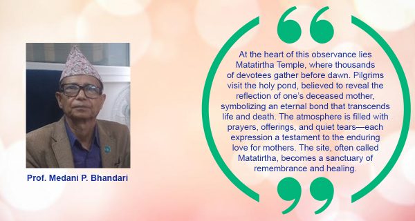 Matatirtha Aunsi: Honoring Motherhood, Spiritual Continuity, and Intergenerational Wisdom” HAPPY MOTHER’S DAY