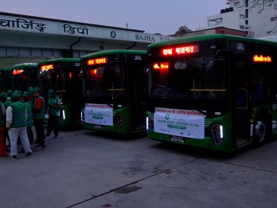 Sajha Yatayat Launches Night Bus Service in Kathmandu Valley