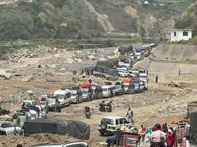 One-Way Traffic Resumes on BP Highway After Roshi Khola Damage