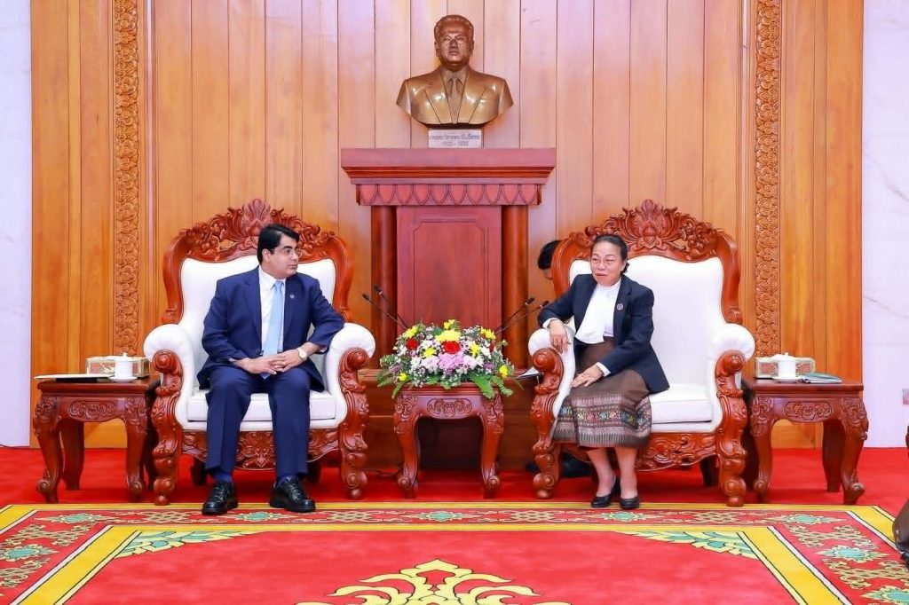 ISC Secretary General Ek Nath Dhakal Holds Bilateral Talks with the Lao National Assembly