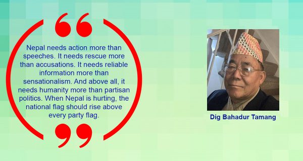 When Nepal Is in Crisis, the Nation Must Come First