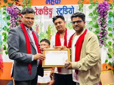 Journalist Suman Sapkota Honored for Over 1.5 Decades of Service in Media