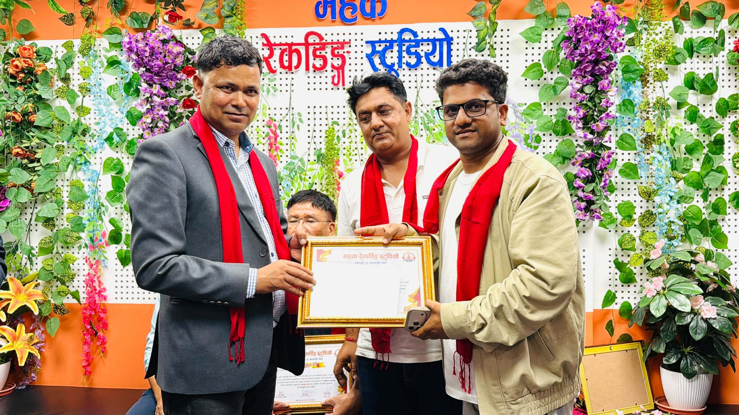 Journalist Suman Sapkota Honored for Over 1.5 Decades of Service in Media