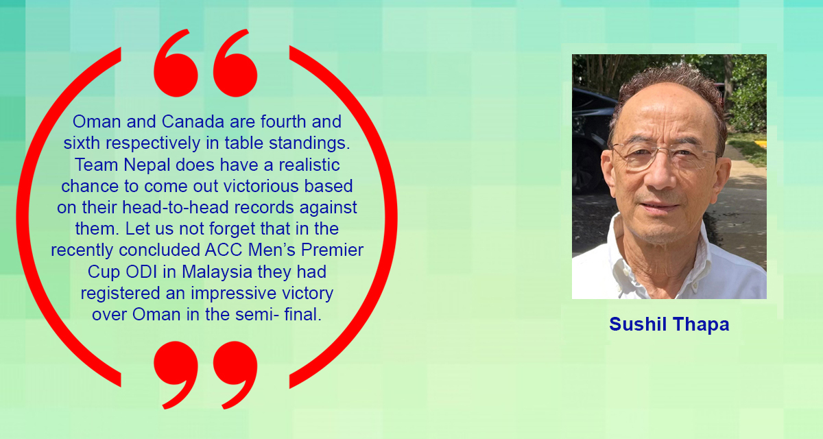 Team Nepal desperately in need of winning performance to turn the tide in their favor