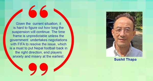 Government must resolve the crisis facing Nepal football promptly